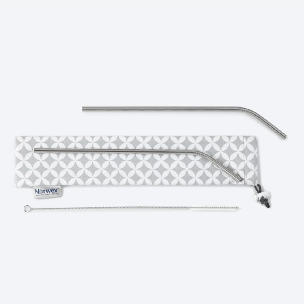 Norwex Stainless Steel Drinking Straws -small